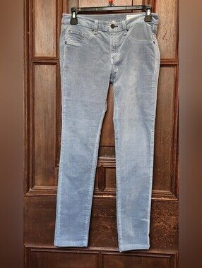 Rag & Bone Skinny Steel Blue Velvet Jeans-Size 29